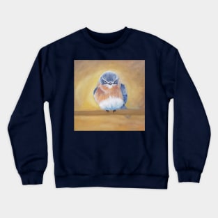 Eastern Bluebird painting Crewneck Sweatshirt